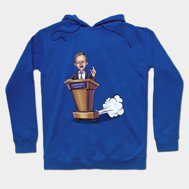 Spicer on Segway Hoodie by obillwon